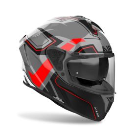 Casques Integraux AIROH Spark 2 Dart Rouge Gris Noir Brillant