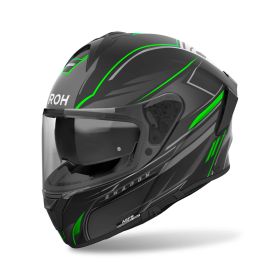 Casques Integraux AIROH Spark 2 Shadow Vert Gris Noir Mat