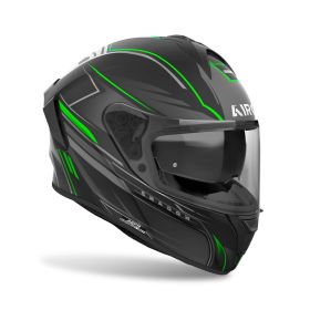 Integralhelm AIROH Spark 2 Shadow Grüngrau Mattschwarz