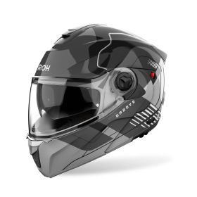 Modular Helmet AIROH Specktre Groove Grey Black Gloss