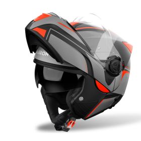 Modular Helm AIROH Specktre Leaf Orangegrau Mattschwarz