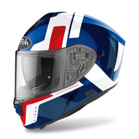 INTEGRALHELME AIROH SPARK SHOGUN BLAU / ROT GLÄNZEND