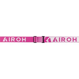 Elastische Maske Motocross Brille AIROH BLAST XR1 Pink Weiß