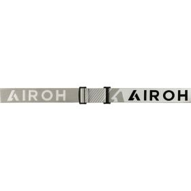 Elastische Maske Motocross Brille AIROH BLAST XR1 Hellgrau Weiß