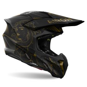 Motocross Helmet AIROH Twist 3 Titan Black Matt