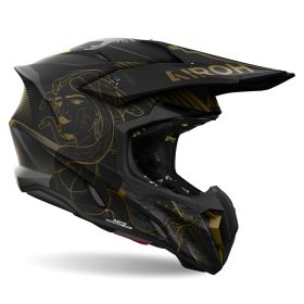 Motocross Helmet AIROH Twist 3 Titan Matte Black