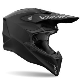 Motocross-Helm AIROH Wraaap Mattschwarz