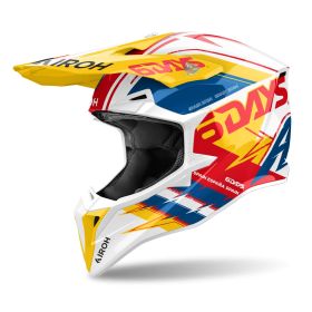 Casque de Motocross AIROH Wraaap 6 Days Spain 2024 Brillant
