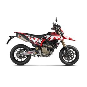Terminale Akrapovic Slip-On titanio Ducati Hypermotard 698 Mono/RVE