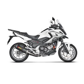 Terminale Akrapovic Slip-On carbonio Honda NC700/NC750X