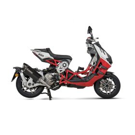 Terminale Akrapovic Slip-On titanio nero Italjet Dragster 300
