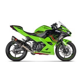 Terminale Akrapovic Slip-On carbonio Kawasaki Ninja 400