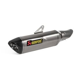 Terminale Akrapovic Slip-On titanio Kawasaki Ninja 500/Z500