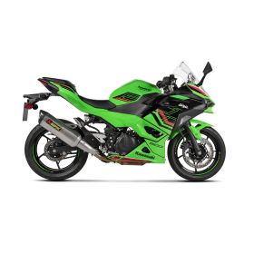 Terminale Akrapovic Slip-On titanio Kawasaki Ninja 500/Z500