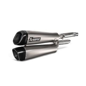 Akrapovic Slip-On exhaust titanium Triumph Scrambler 1200