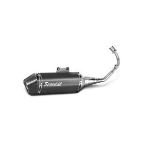 Akrapovic Racing full exhaust black steel Vespa Primavera 150ie 3V