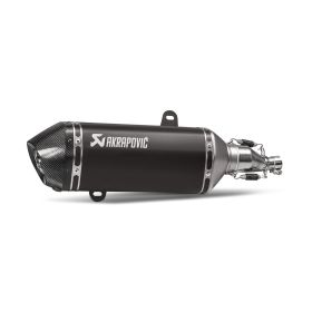 Terminale Akrapovic Slip-On acciaio nero Vespa GTS 125/Super/Sport/Tech