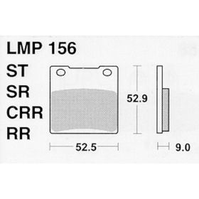 MOTORRAD BREMSBELäGE AP RACING LMP156