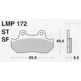 MOTORRAD BREMSBELäGE AP RACING LMP172
