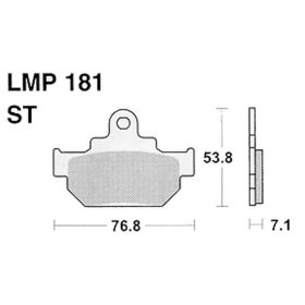 MOTORRAD BREMSBELäGE AP RACING LMP181