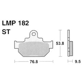 MOTORRAD BREMSBELäGE AP RACING LMP182
