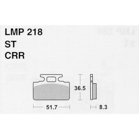 MOTORRAD BREMSBELäGE AP RACING LMP218
