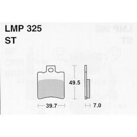 PLAQUETTES FREIN MOTO AP RACING LMP325