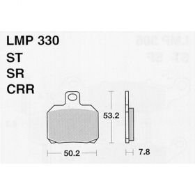 PLAQUETTES FREIN MOTO AP RACING LMP330
