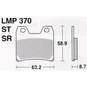 MOTORRAD BREMSBELäGE AP RACING LMP370