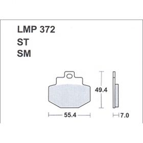 ATHENA LMP372 BRACKE PADS