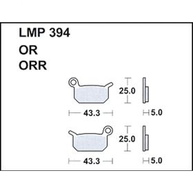ATHENA LMP394 OR BRACKE PADS