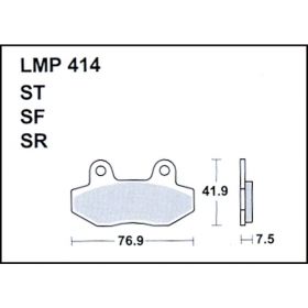 ATHENA LMP414 BRACKE PADS