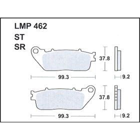 MOTORRAD BREMSBELäGE AP RACING LMP462