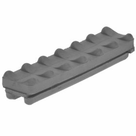 ARIETE Fußstütze Gummi 2T124 grau Kies RAL 7032