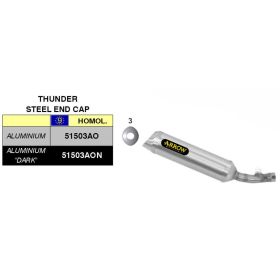 ARROW Street Thunder Auspuffkit aus Aluminium mit Sammlerset für Yamaha YZF-R 125