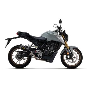 Échappement complet ARROW avec embout en aluminium Thunder pour Honda CB 125 R
