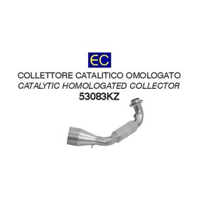 ARROW catalytic collector approved for Urban exhaust for Piaggio