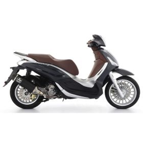 ARROW Urban Slip-On Schalldämpfer Dunkel Aluminium und Endkappe Piaggio Beverly 300 hpe