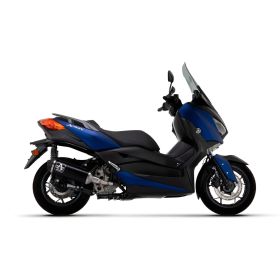 Marmitta slip-on ARROW urban alluminio scuro con fondello dark per Yamaha Xmax 300