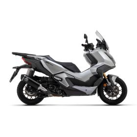 Marmitta slip-on ARROW urban alluminio scuro con fondello dark per Honda Adv 350