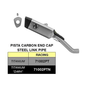 Échappement ARROW en titane à emboîtement avec connecteur pour Aprilia Rsv 4 1100 factory