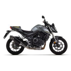Marmitta slip-on ARROW in alluminio scuro per Honda Cb 750 hornet