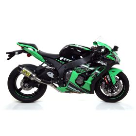 Échappement en titane ARROW race-tech avec connecteur pour Kawasaki Zx-10r