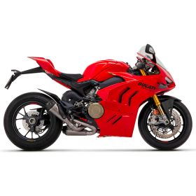 ARROW Slip-On-Auspuff aus Titan mit Titanverbindungen für Ducati Panigale V4