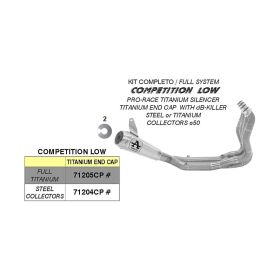 Échappement complet en titane ARROW à faible concurrence pour BMW S 1000 RR