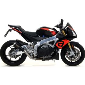 ARROW Pro-Race Dark Nichrom Slip-On Auspuff für Aprilia Tuono V4 1100
