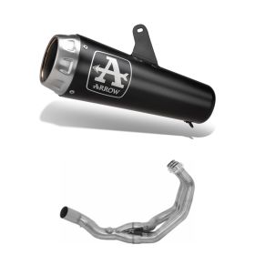 Kit silencieux ARROW Pro-Race Nichrome Dark et kit collecteur catalytique Yamaha MT-09