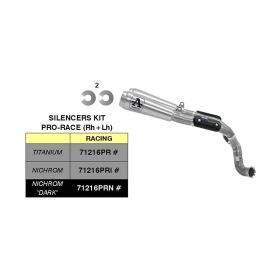 ARROW Pro-Race Nichrom Slip-On Auspuff für KTM 790 Duke