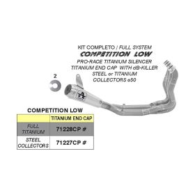 Échappement complet en titane ARROW à faible concurrence pour BMW M 1000 R