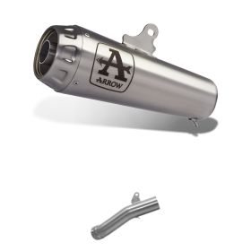 Marmitta slip-on Pro-Race ARROW nichrom con raccordo centrale per BMW R Nine T